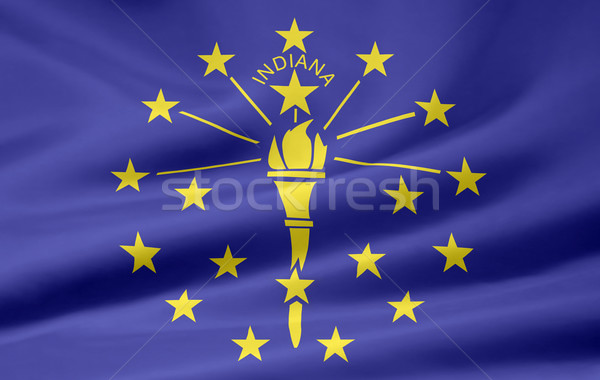 Flag of Indiana Stock photo © joggi2002