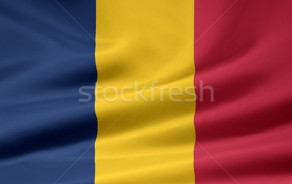 Bandeira Chade África pano bandeira símbolo Foto stock © joggi2002