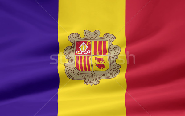 Flag of Andorra Stock photo © joggi2002