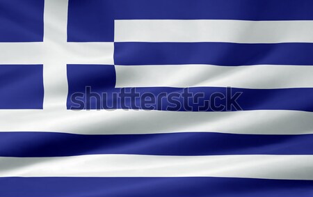 Bandera Grecia diseno viento país tela Foto stock © joggi2002