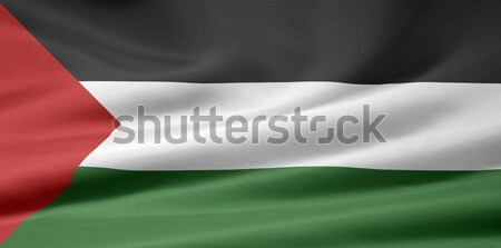 High resolution flag of the palestine state Stock photo © joggi2002