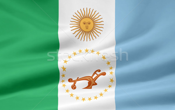 Bandera Argentina país tela textiles América Foto stock © joggi2002