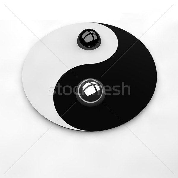 Yin and Yang Stock photo © joggi2002