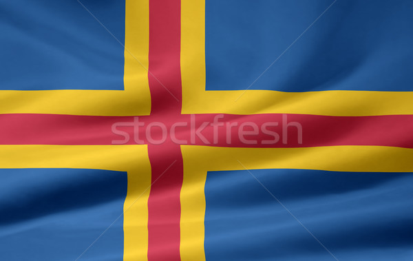 Flag of Aland Stock photo © joggi2002