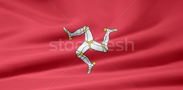 Stock photo: High resolution flag of the Isle of Man