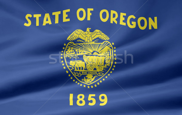 Vlag Oregon sterren Rood witte gratis Stockfoto © joggi2002