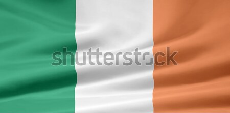 Bayrak İrlanda yüksek karar resmi format Stok fotoğraf © joggi2002