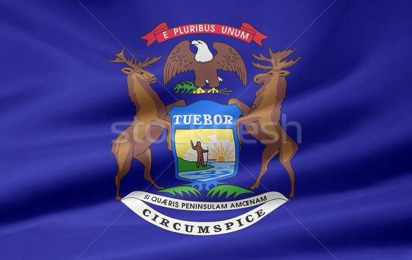 Flag of Michigan Stock photo © joggi2002