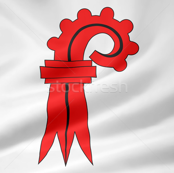 Flag of Basel Country - Switzerland Stock photo © joggi2002