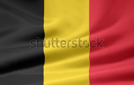 Pavilion Belgia Europa pânză textil steag Imagine de stoc © joggi2002