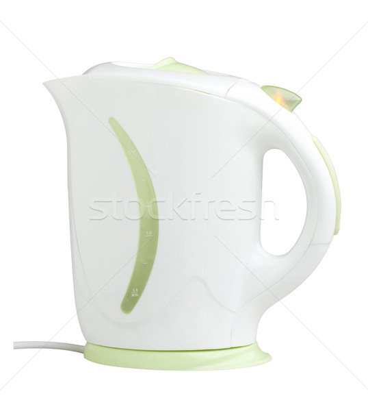 White kettle water boiler display light when it hot Stock photo © JohnKasawa