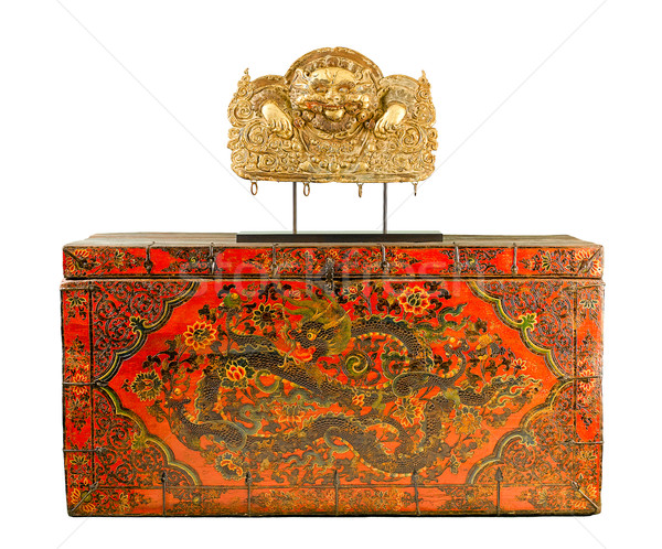 Tibetan ancient box  Stock photo © JohnKasawa