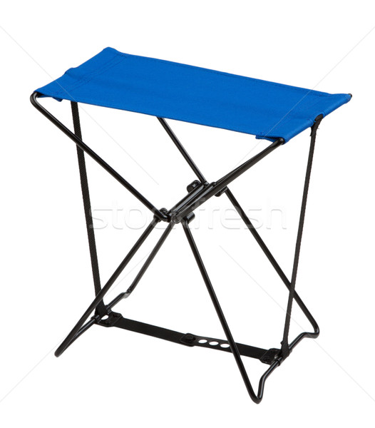 Bom azul camping cadeira ao ar livre piquenique Foto stock © JohnKasawa