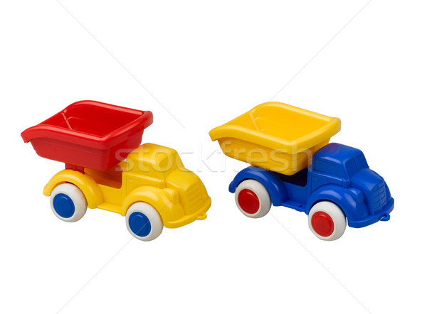 trucks plastic toy for kids to have fun with there learning Stock photo © JohnKasawa