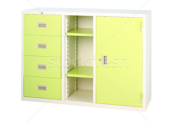 Beautiful bright green cabinet factory steel furniture  Stock photo © JohnKasawa