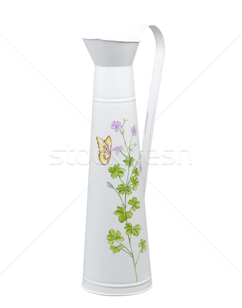 Cute design of flower vase isolated on white  Stock photo © JohnKasawa