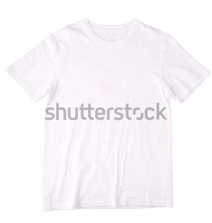 Blanco camiseta pueden fotos algo frente Foto stock © JohnKasawa