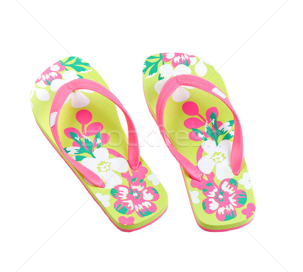 put your nice slipper strolling along the beach Stock photo © JohnKasawa