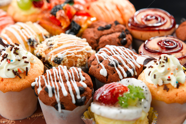 Colorful muffins topping  Stock photo © JohnKasawa