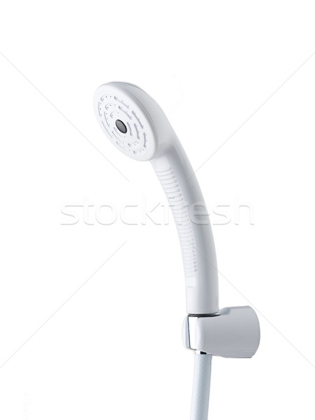 White shower head that you could adjustable water spraying Stock photo © JohnKasawa
