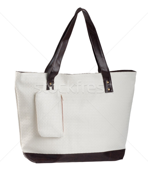 Nice Stoff Frau Handtasche einfach Design Stock foto © JohnKasawa