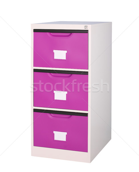 violet closet with big drawers to storage your stuffs belongings Stock photo © JohnKasawa