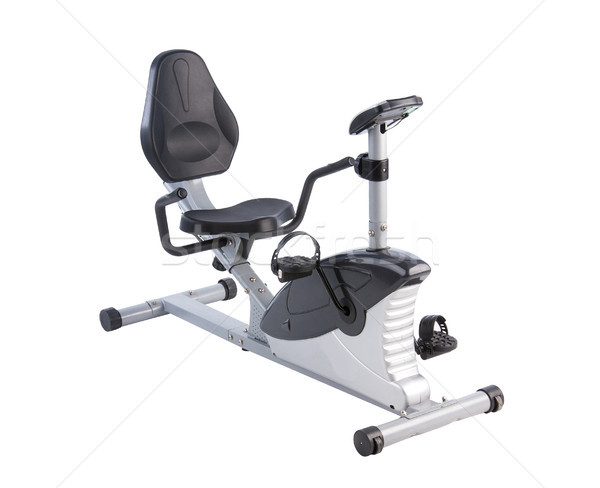 Stock photo: Cycling exercise tool on white background 