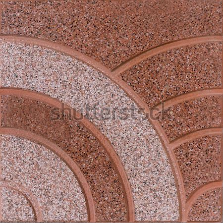 коричневый грубо полу плитка изолированный искусства Сток-фото © JohnKasawa