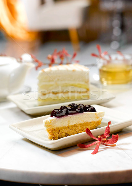 blueberry cake Stock photo © JohnKasawa