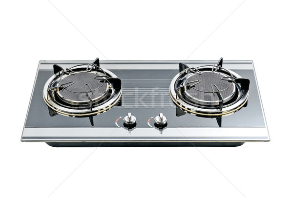 Gas stove the useful kitchenware isolates Stock photo © JohnKasawa