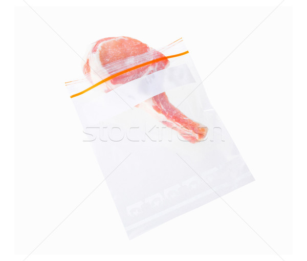 Storage your food in the zipper bag for longer life isolated  Stock photo © JohnKasawa
