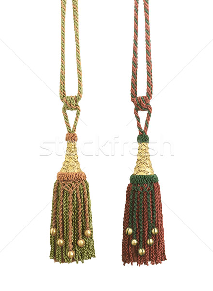Handmade tassels for all curtain decoration Stock photo © JohnKasawa