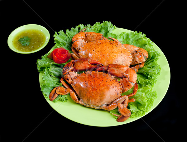 Steamed crabs a great tasty seafood  Stock photo © JohnKasawa