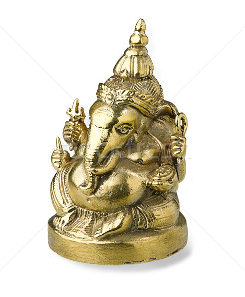 Golden Ganesh the god of the fine art Stock photo © JohnKasawa