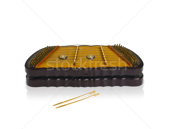 Thai wooden dulcimer musics instrument Stock photo © JohnKasawa