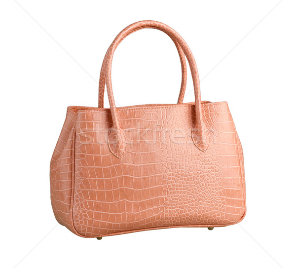 Classical design of the lady bag made of crocodile genuine leath Stock photo © JohnKasawa