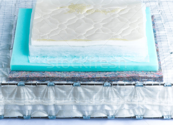 Layers of the material inside mattress for better support   Stock photo © JohnKasawa