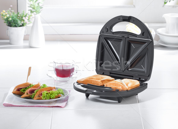 Sandwich maker machine in the kitchen  Stock photo © JohnKasawa