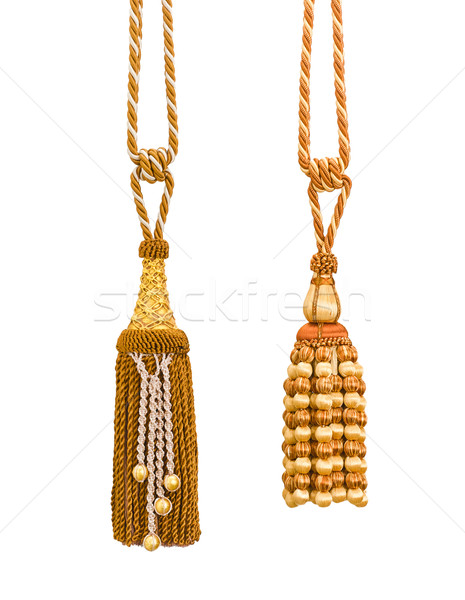 nice handmade of tassels for your beautiful curtain Stock photo © JohnKasawa