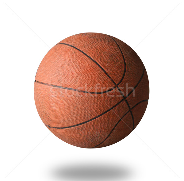 Oude basketbal wereld favoriet sport geïsoleerd Stockfoto © JohnKasawa