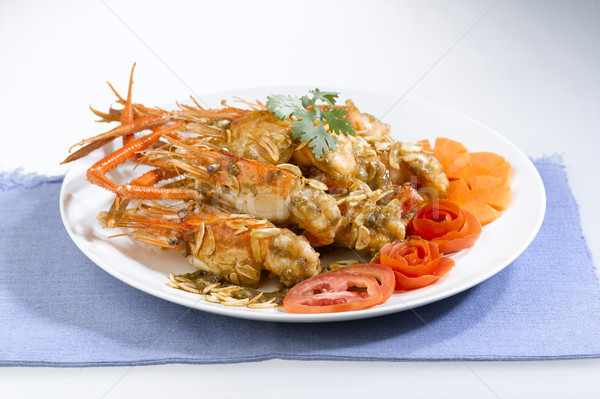 Diep peper thais eten menu olie Stockfoto © JohnKasawa