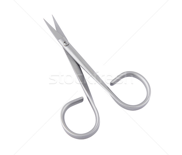 NIce design of manicure scissor isolated on white  Stock photo © JohnKasawa