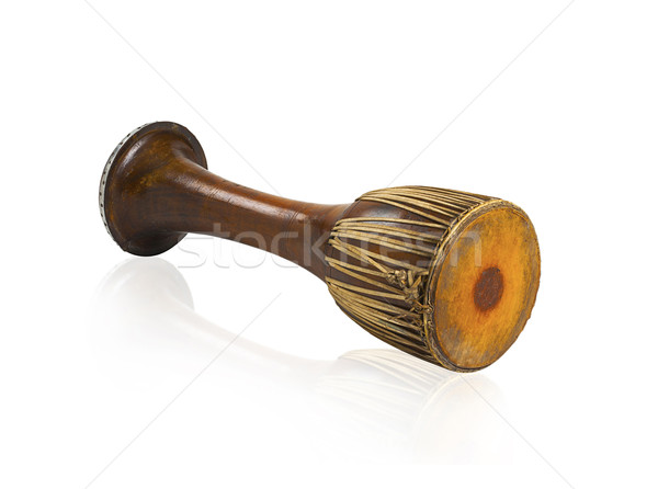 Stock photo: Old fashioned Thai drums musical instrument 