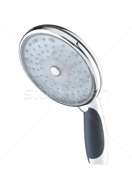 Luxury chrome shower head isolated on white background Stock photo © JohnKasawa