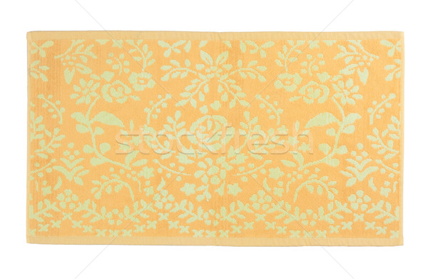 Yellow cleaning door mat isolated on white background  Stock photo © JohnKasawa