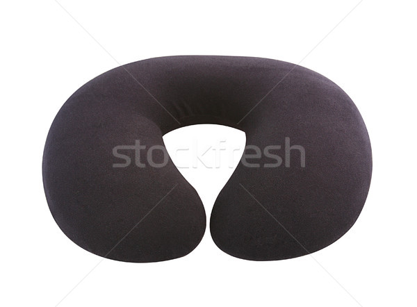 dark brown neck pillow isolated on white Stock photo © JohnKasawa