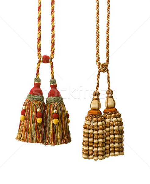 Beauty of handcraft tassels for all drapery decorates  Stock photo © JohnKasawa