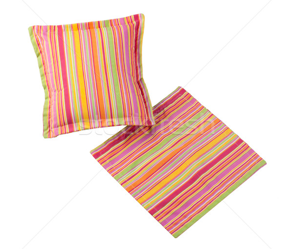 Colorful strips pillow and case Stock photo © JohnKasawa