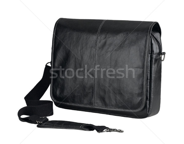 Leather briefcase on white background  Stock photo © JohnKasawa