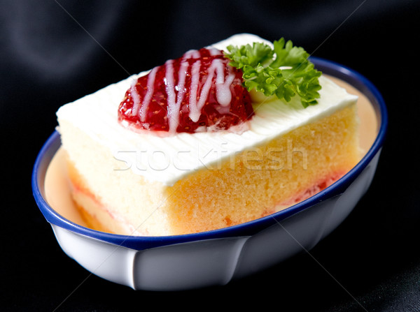 Strawberry cake bowl  Stock photo © JohnKasawa